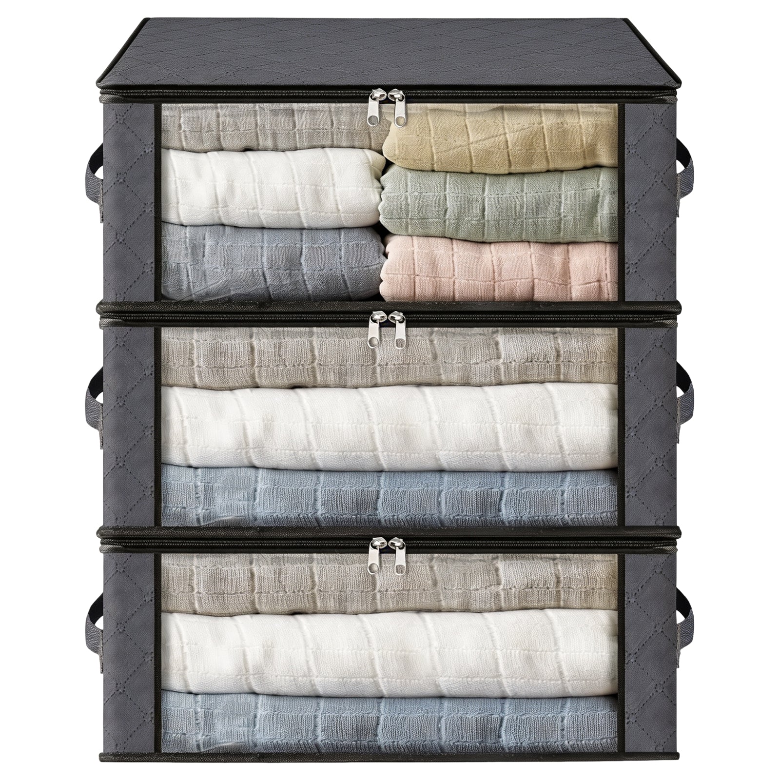35L Foldable Storage Bags – 3 Pack