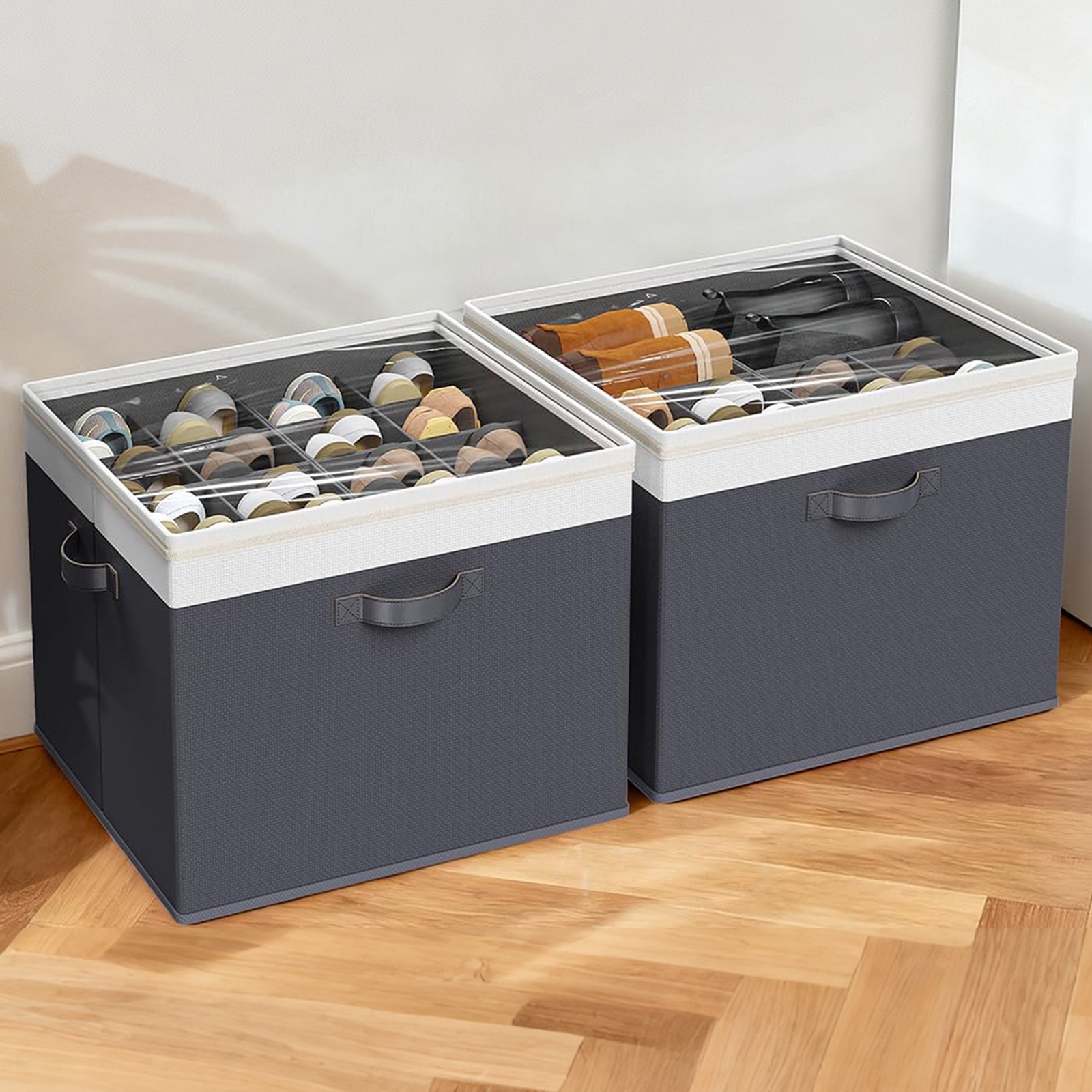 Large Shoe Storage Organizer – 2 Pack