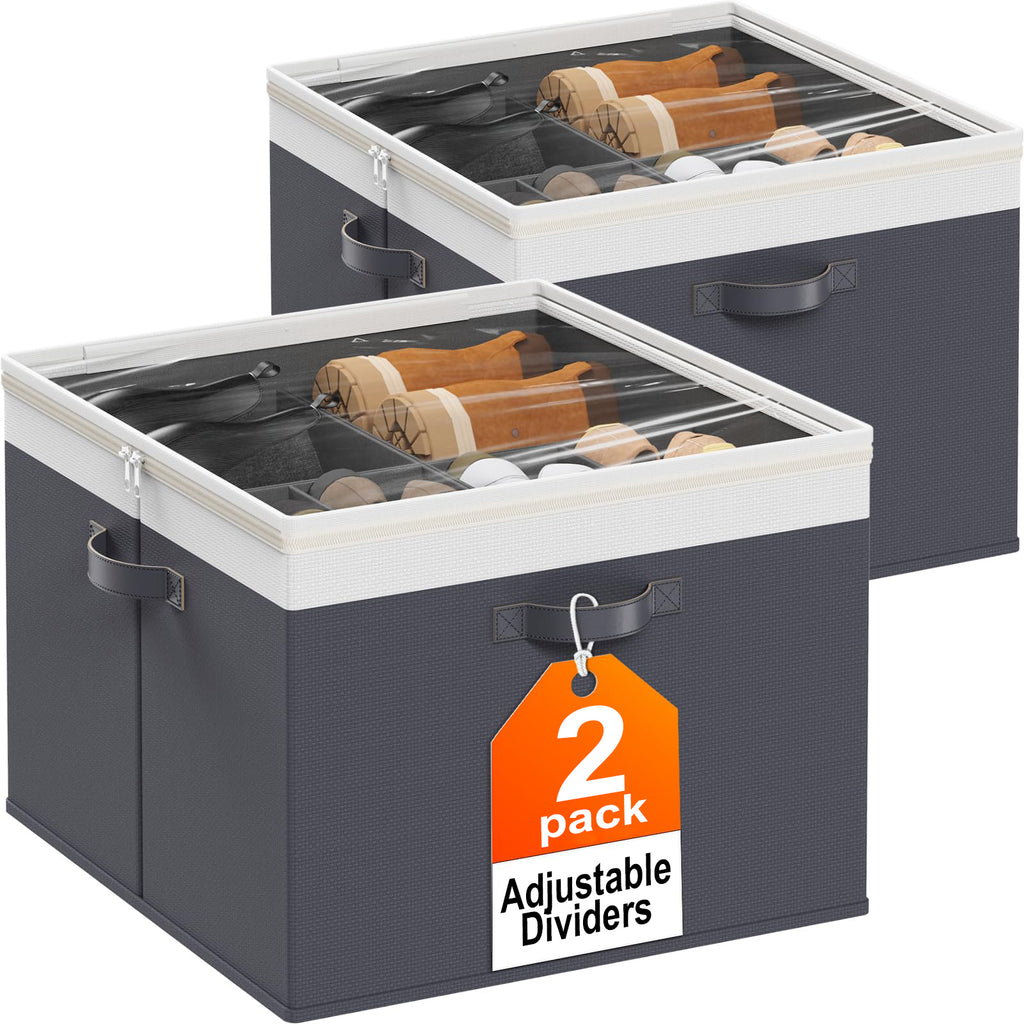 Large Shoe Storage Organizer – 2 Pack